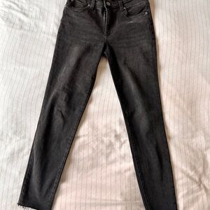 Kut from the Cloth, Carlo High Rise Ankle Skinny Jean, Black, Size 6